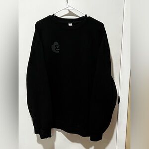 Classic Black Crewneck Sweater